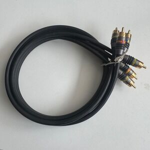 Monster Cable Component Video RCA Cable Gold Plated RGB High Definition Analog